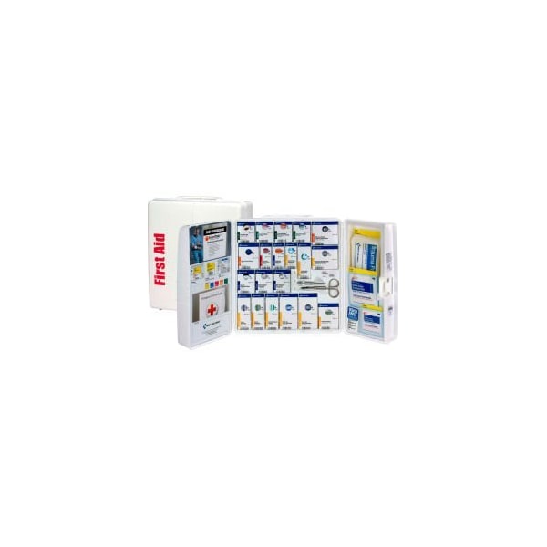 Acme United First Aid Only 1000-FAE-0103 Plastic SmartCompliance First Aid Cabinet With Medications, 50 Person 1000-FAE-0103 - main